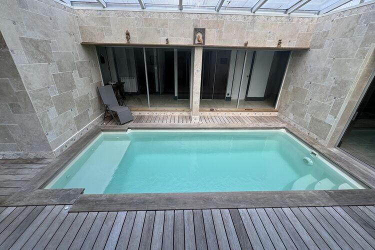 Holiday Home With Indoor Pool, Le Porge Exterior photo